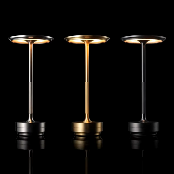 Bordslampa Steal LED - Portabel